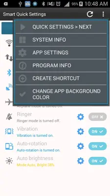 Smart Quick Settings android App screenshot 5